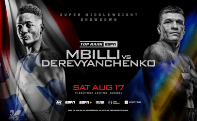 Christian Mbilli vs Sergiy Derevyanckenko